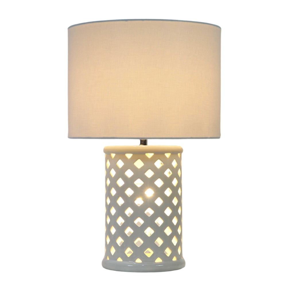 Magnalux Samson Two Light Ceramic Table Lamp Part Number - SAM02TL