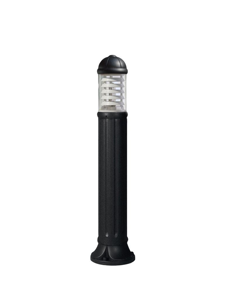 Magnalux Sauro 1100mm Black Clear E27 Bollard Post Light Part Number - SAURO1100