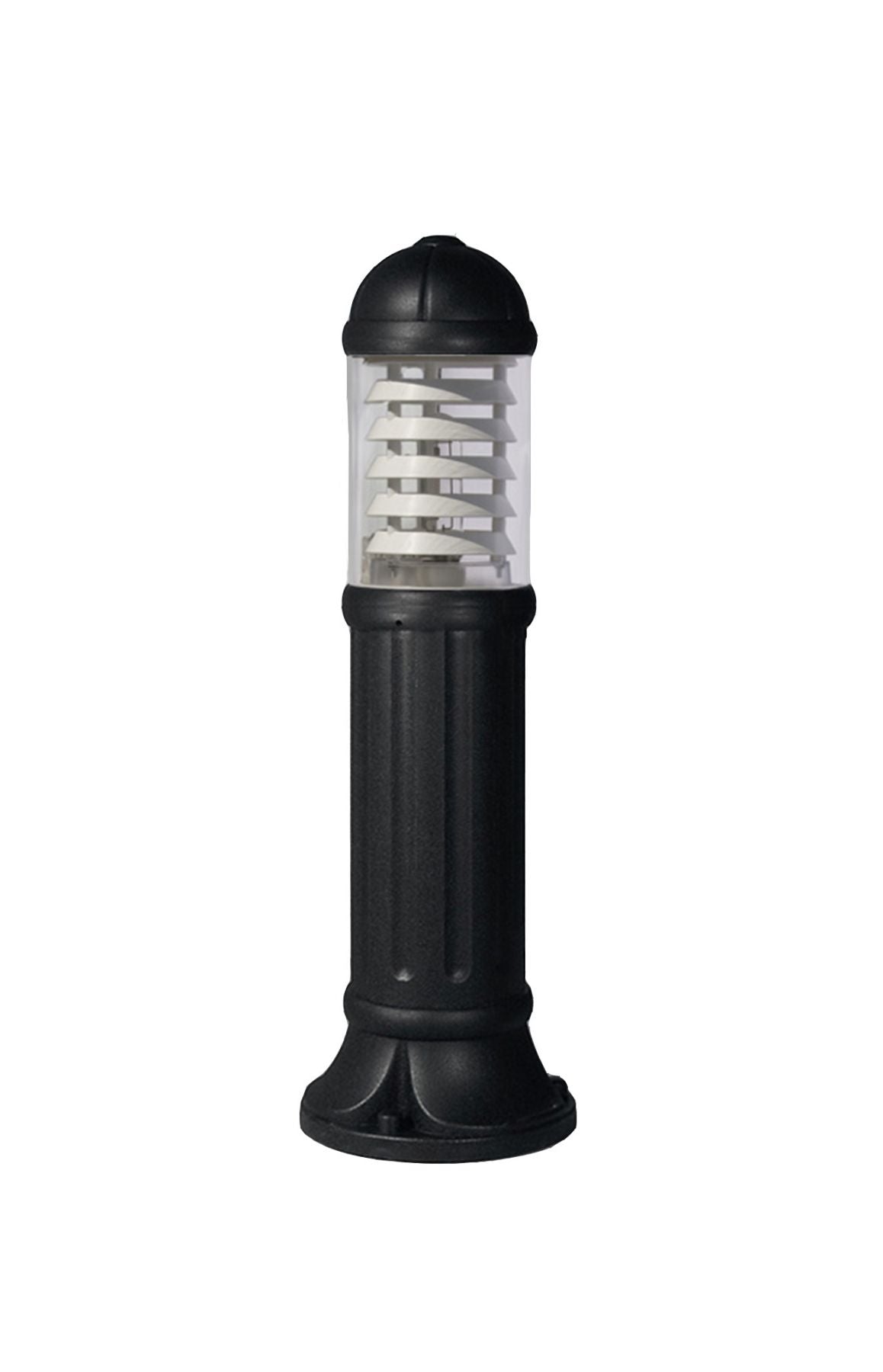 Magnalux Sauro 800 mm Black Clear E27 Bollard Post Light Part Number - SAURO800