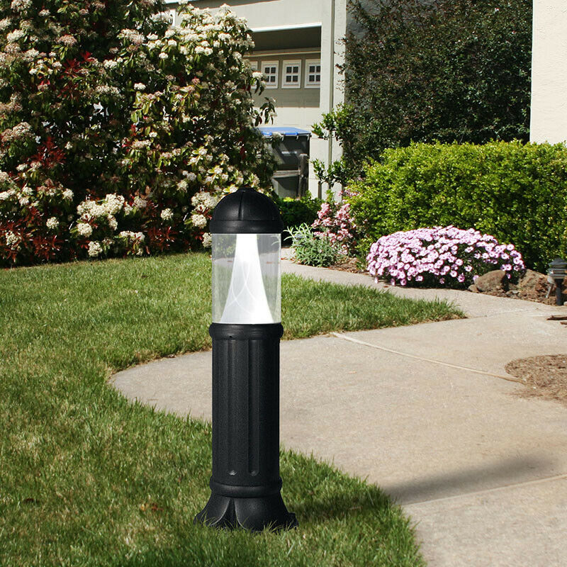 Magnalux Sauro 800 mm Black Clear E27 Bollard Post Light Part Number - SAURO800