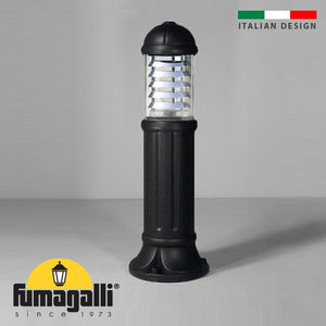 Magnalux Sauro 800 mm Black Clear LED 10W Bollard Post Light Part Number - SAURO800/LED10
