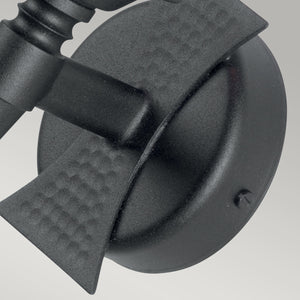 Elstead Lighting Wall Light from the Saxon range. Saxon 1 Light Wall Light Product Code = SAX1-BLK