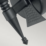 Elstead Lighting Wall Light from the Saxon range. Saxon 1 Light Wall Light Product Code = SAX1-BLK
