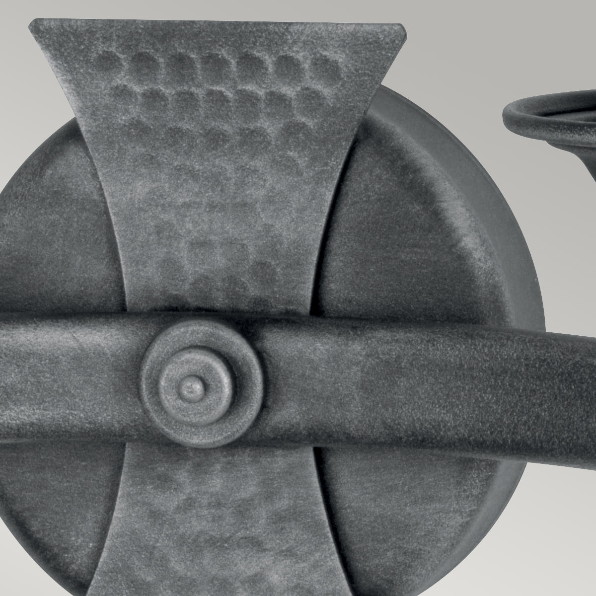 Elstead Lighting Wall Light from the Saxon range. Saxon 2 Light Wall Light Product Code = SAX2-BLK-SIL