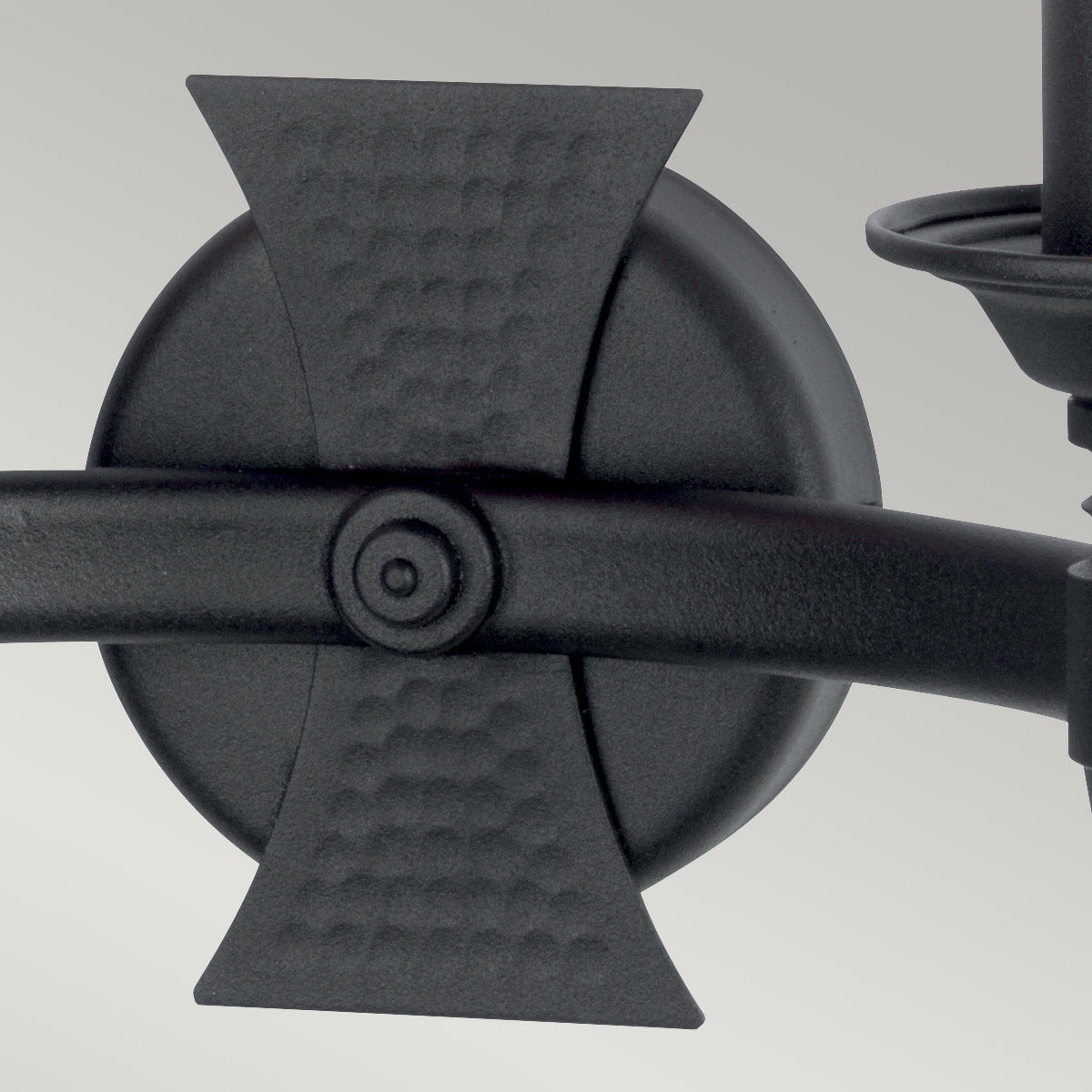 Elstead Lighting Wall Light from the Saxon range. Saxon 2 Light Wall Light Product Code = SAX2-BLK