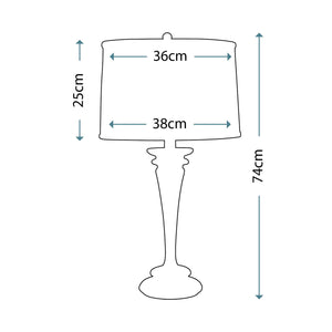 Stiffel Table Lamp from the Brooklyn range. Brooklyn 1 Light Table Lamp  Product Code = SF-BROOKLYN