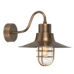 Elstead Lighting Outdoor Wall Light from the Sheldon range. Sheldon 1 Light Wall Lantern Product Code = SHELDON-BR