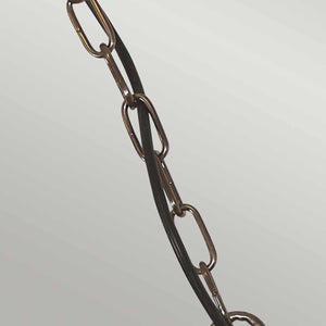 Elstead Lighting Outdoor Hanging from the Sheldon range. Sheldon 1 Light Chain Lantern Product Code = SHELDON-CH-BR