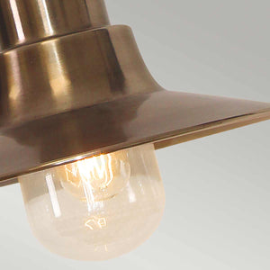 Elstead Lighting Outdoor Hanging from the Sheldon range. Sheldon 1 Light Chain Lantern Product Code = SHELDON-CH-BR