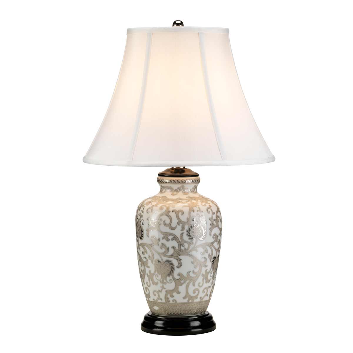Elstead Lighting Table Lamp from the Silverthistle range. Silver Thistle 1 Light Table Lamp Product Code = SILVERTHISTLE-TL