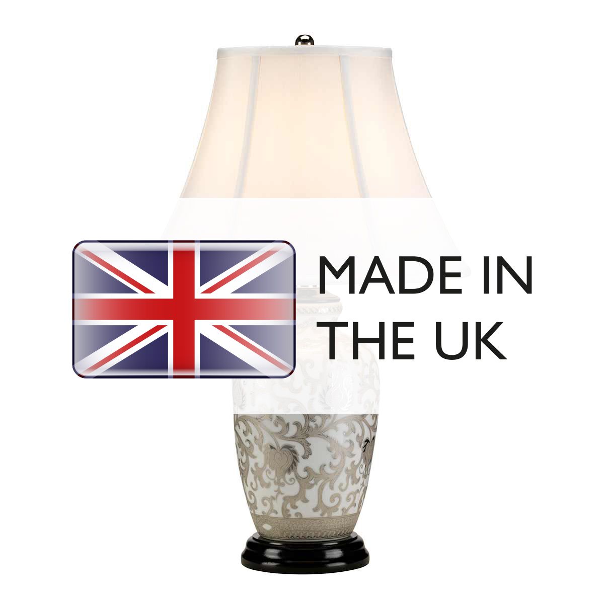 Elstead Lighting Table Lamp from the Silverthistle range. Silver Thistle 1 Light Table Lamp – SKU SILVERTHISTLE-TL