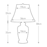 Elstead Lighting Table Lamp from the Silverthistle range. Silver Thistle 1 Light Table Lamp – SKU SILVERTHISTLE-TL
