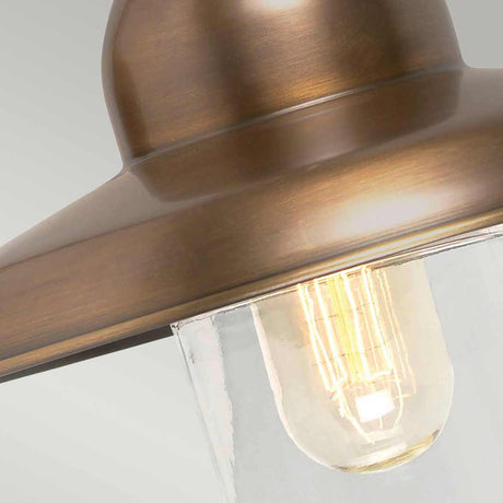Elstead Lighting Outdoor Wall Light from the Somerton range. Somerton 1 Light Wall Lantern Product Code = SOMERTON-BR