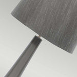 Elstead Lighting Table Lamp from the Spin range. Spin 1 Light Table Lamp - Grey Product Code = SPIN-TL-GREY