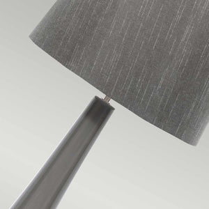 Elstead Lighting Table Lamp from the Spin range. Spin 1 Light Table Lamp - Grey Product Code = SPIN-TL-GREY