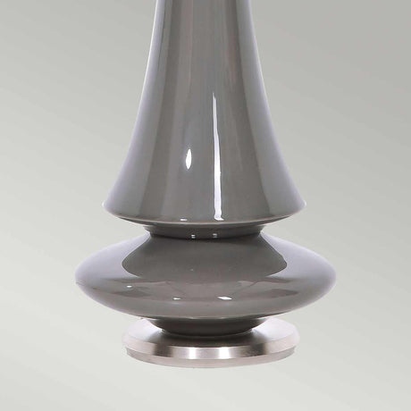 Elstead Lighting Table Lamp from the Spin range. Spin 1 Light Table Lamp - Grey Product Code = SPIN-TL-GREY