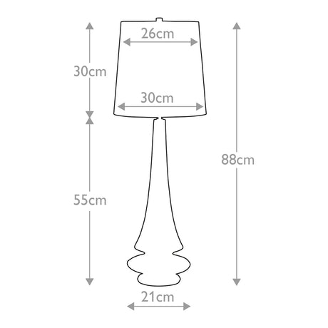 Elstead Lighting Table Lamp from the Spin range. Spin 1 Light Table Lamp - Grey Product Code = SPIN-TL-GREY