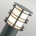 Norlys Stockholm 1 Light Large Bollard - Black ST-BOL-L-E27-BLK