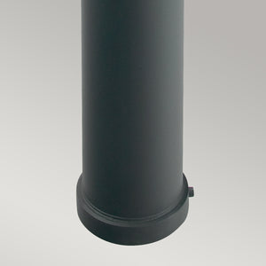 Norlys Stockholm 1 Light Large Bollard - Black ST-BOL-L-E27-BLK