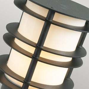 Norlys Stockholm 1 Light Medium Bollard - Black ST-BOL-M-E27-BLK
