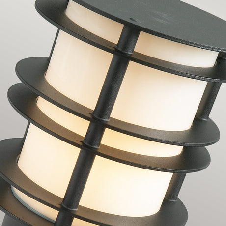Norlys Stockholm 1 Light Medium Bollard - Black ST-BOL-M-E27-BLK