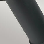 Norlys Stockholm 1 Light Medium Bollard - Black ST-BOL-M-E27-BLK