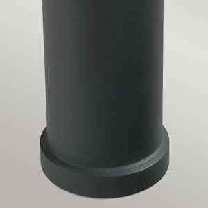 Norlys Stockholm 1 Light Medium Bollard - Black ST-BOL-M-E27-BLK