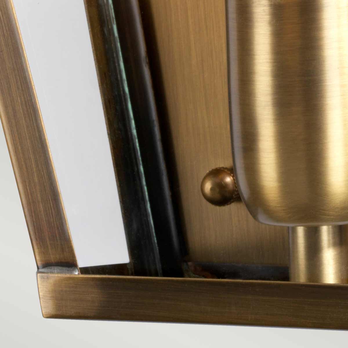 Elstead Lighting Outdoor Wall Light from the St James range. St James 1 Light Wall Lantern - Brass Product Code = ST-JAMES-BRASS