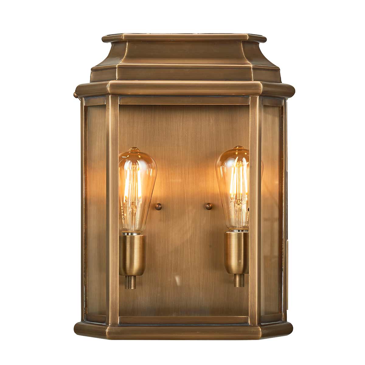 Elstead Lighting Outdoor Wall Light from the St Martins range. St Martins 2 Light Large Wall Lantern Product Code = ST-MARTINS-L-BR