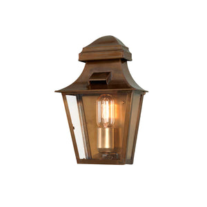 Elstead Lighting Outdoor Wall Light from the St Pauls range. St Pauls 1 Light Wall Lantern Product Code = ST-PAULS-BRASS