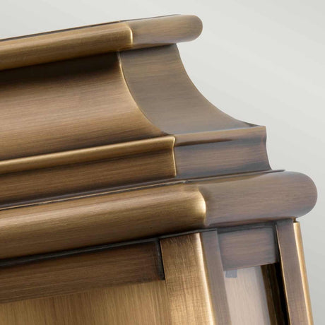 Elstead Lighting Outdoor Wall Light from the St Pauls range. St Pauls 1 Light Wall Lantern Product Code = ST-PAULS-BRASS
