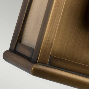 Elstead Lighting Outdoor Wall Light from the St Pauls range. St Pauls 1 Light Wall Lantern Product Code = ST-PAULS-BRASS