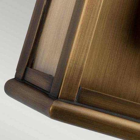 Elstead Lighting Outdoor Wall Light from the St Pauls range. St Pauls 1 Light Wall Lantern Product Code = ST-PAULS-BRASS