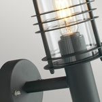 Norlys Stockholm 1 Light Wall Lantern - Black ST1-BLACK