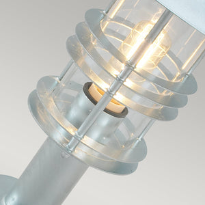 Norlys Stockholm 1 Light Pedestal - Galvanised ST3-GALV