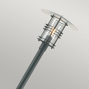 Norlys Stockholm 1 Light Grande Lamp Post - Black ST5-G-BLACK