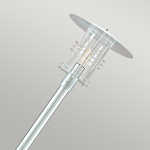 Norlys Stockholm 1 Light Grande Lamp Post - Galvanised ST5-G-GALV