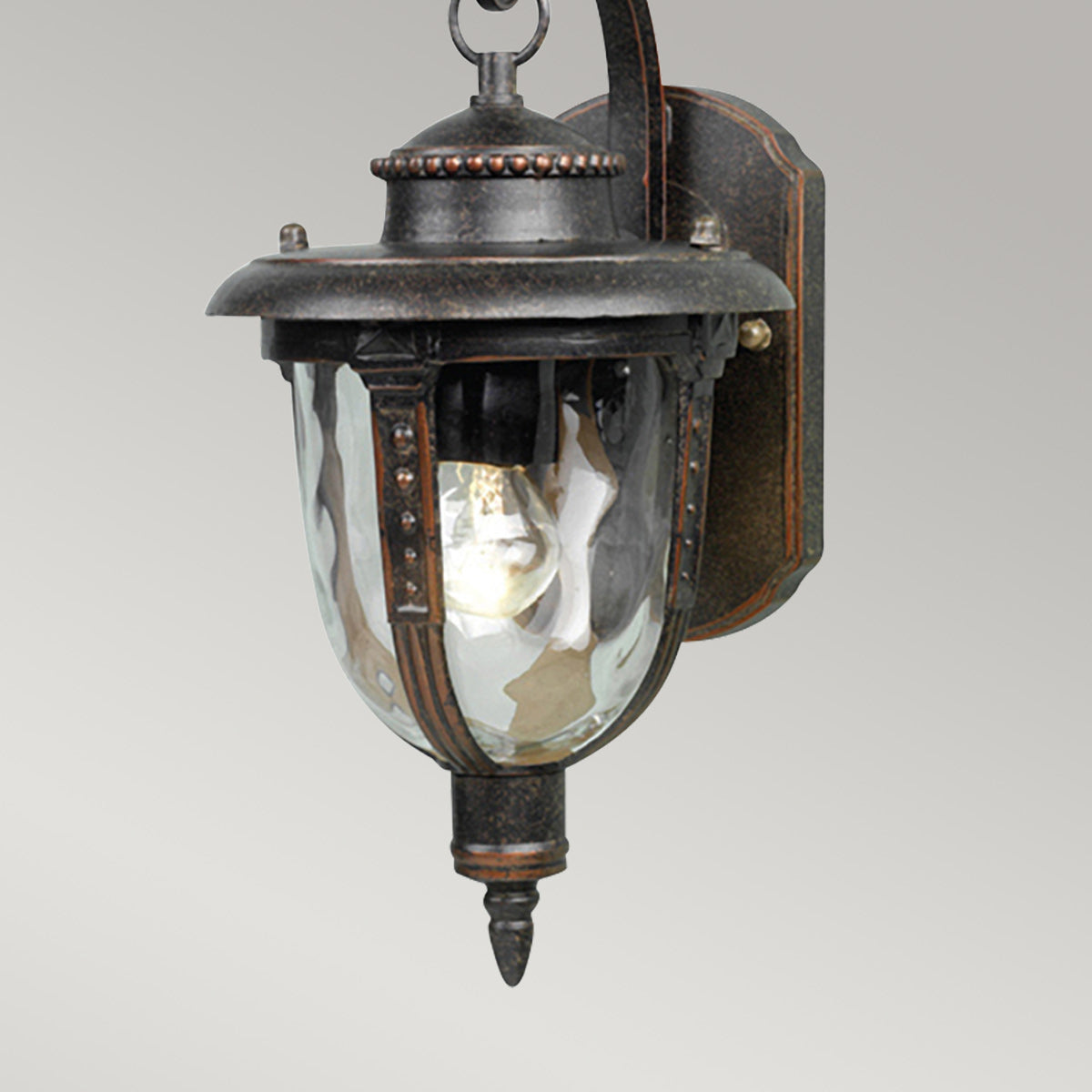 Elstead Lighting Outdoor Wall Light from the St Louis range. St Louis 1 Light Small Wall Lantern Product Code = STL2-S-WB