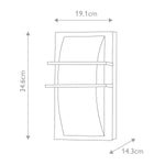 Elstead Lighting Outdoor Wall Light from the Sven range. Sven 1 Light Wall Lantern – SKU SVEN-2W