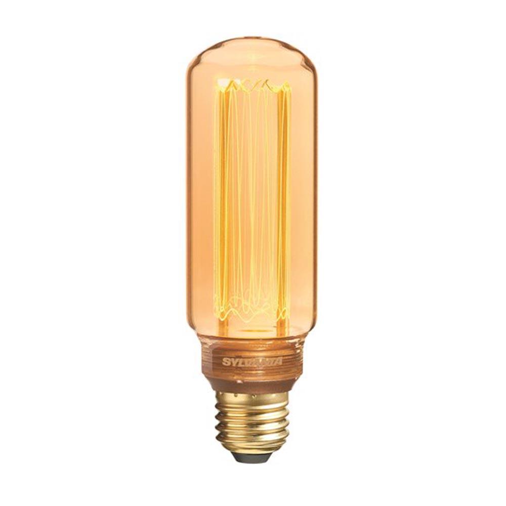Sylvania FL-CP-L2.5SET/ESG 45x150 SYL - Sylvania Tubular Lamps Part Number 29917 Mirage LED Tubular Lamp Gold 2.5W 2000K 125lm E27 45mm x 150mm