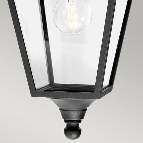 Norlys Outdoor Wall Light from the Turin range. Turin 1 Light Down Wall Lantern - Black  Product Code = T2-BLACK