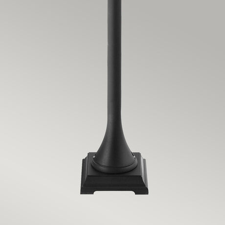 Norlys Pillar Lantern from the Turin range. Turin 1 Light Pillar - Black  Product Code = T4-BLACK