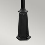 Norlys Lamp Post from the Turin range. Turin 2 Light Twin Lamp Post - Black  Product Code = T6-BLACK