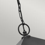 Norlys Outdoor Hanging from the Turin range. Turin 1 Light Chain Lantern - Black  Product Code = T8-BLACK