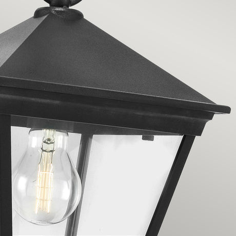 Norlys Outdoor Hanging from the Turin range. Turin 1 Light Chain Lantern - Black  Product Code = T8-BLACK