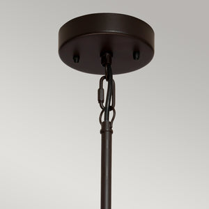 Elstead Lighting Pendant from the Taiko range. Taiko 3 Light Pendant Product Code = TAIKO-3P