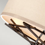 Elstead Lighting Pendant from the Taiko range. Taiko 3 Light Pendant – SKU TAIKO-3P