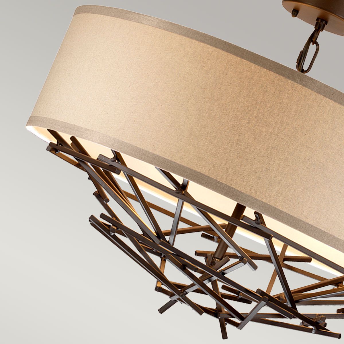 Elstead Lighting Pendant from the Taiko range. Taiko 4 Light Pendant – SKU TAIKO-4P