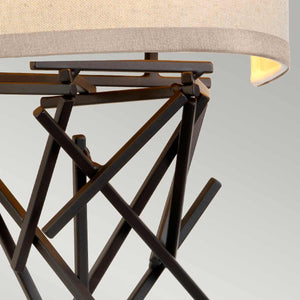 Elstead Lighting Wall Light from the Taiko range. Taiko 2 Light Wall Light Product Code = TAIKO2