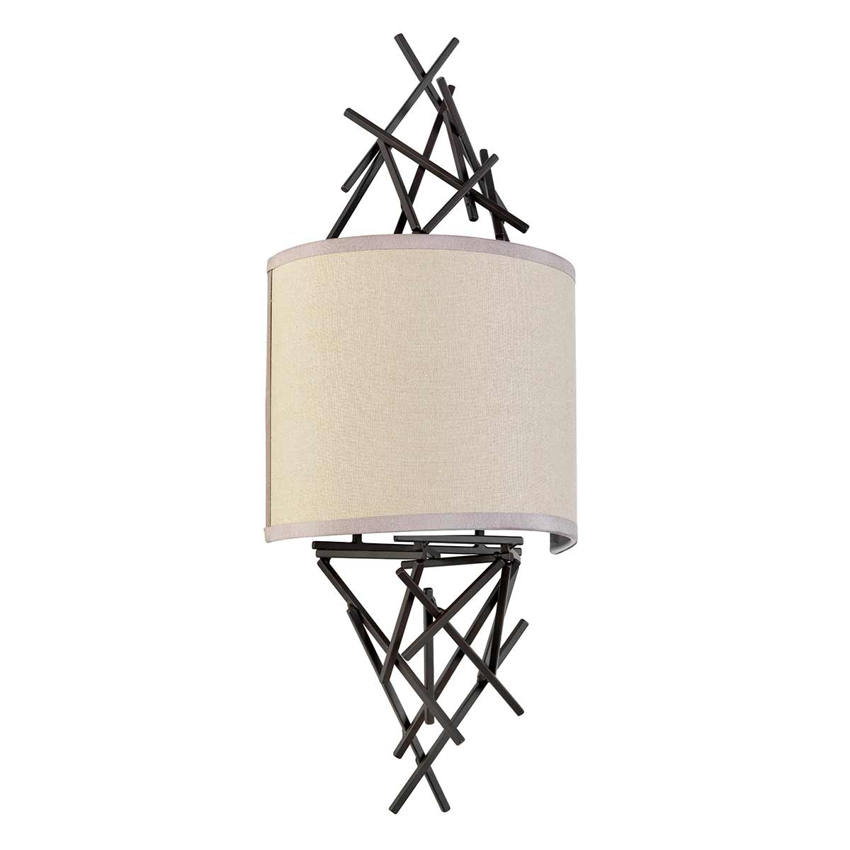 Elstead Lighting Wall Light from the Taiko range. Taiko 2 Light Wall Light Product Code = TAIKO2